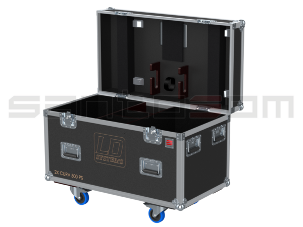 Flight Case PRO 2x LD Systems LD Curv 500PS